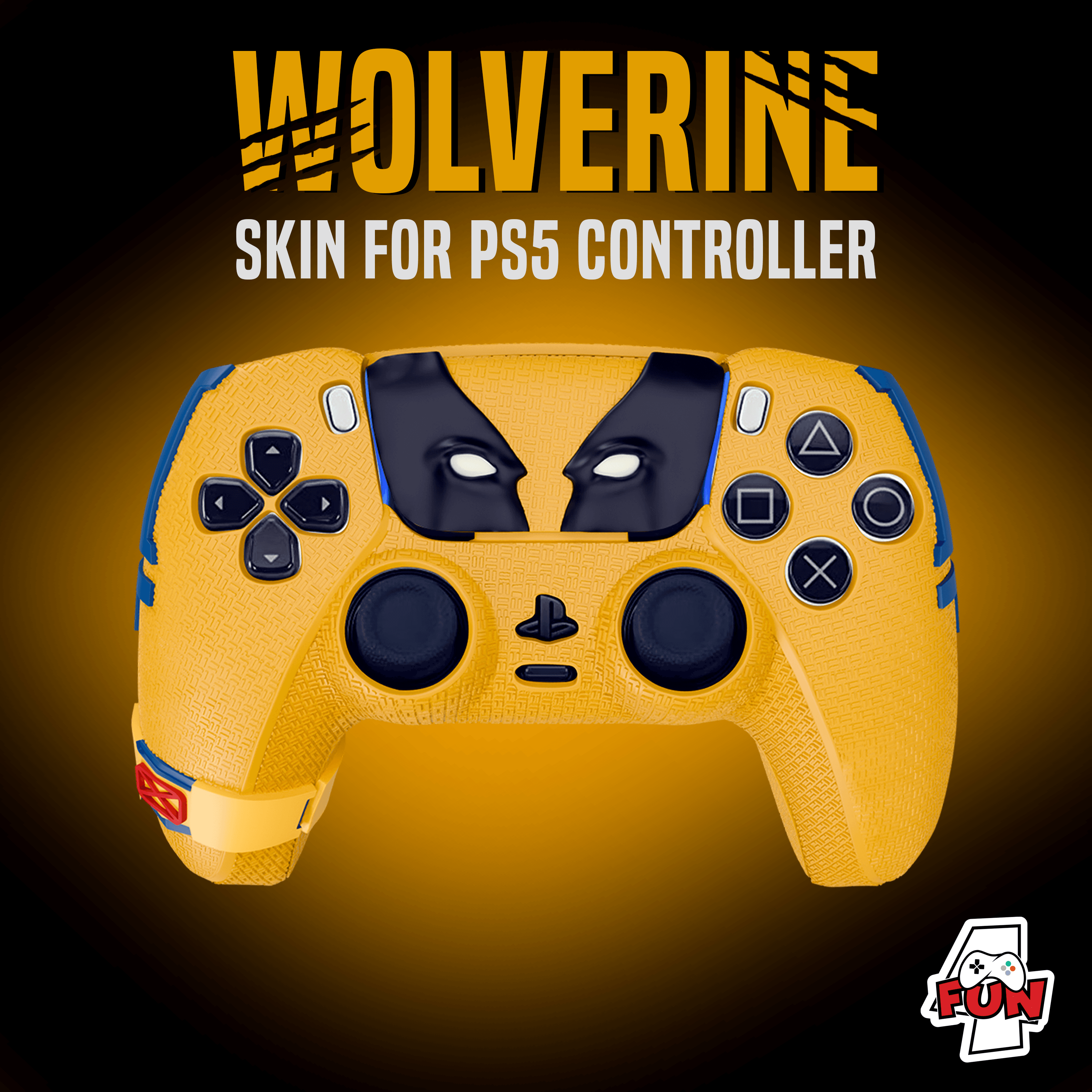 Wolverine PS5 controller Cover/Case 3d model
