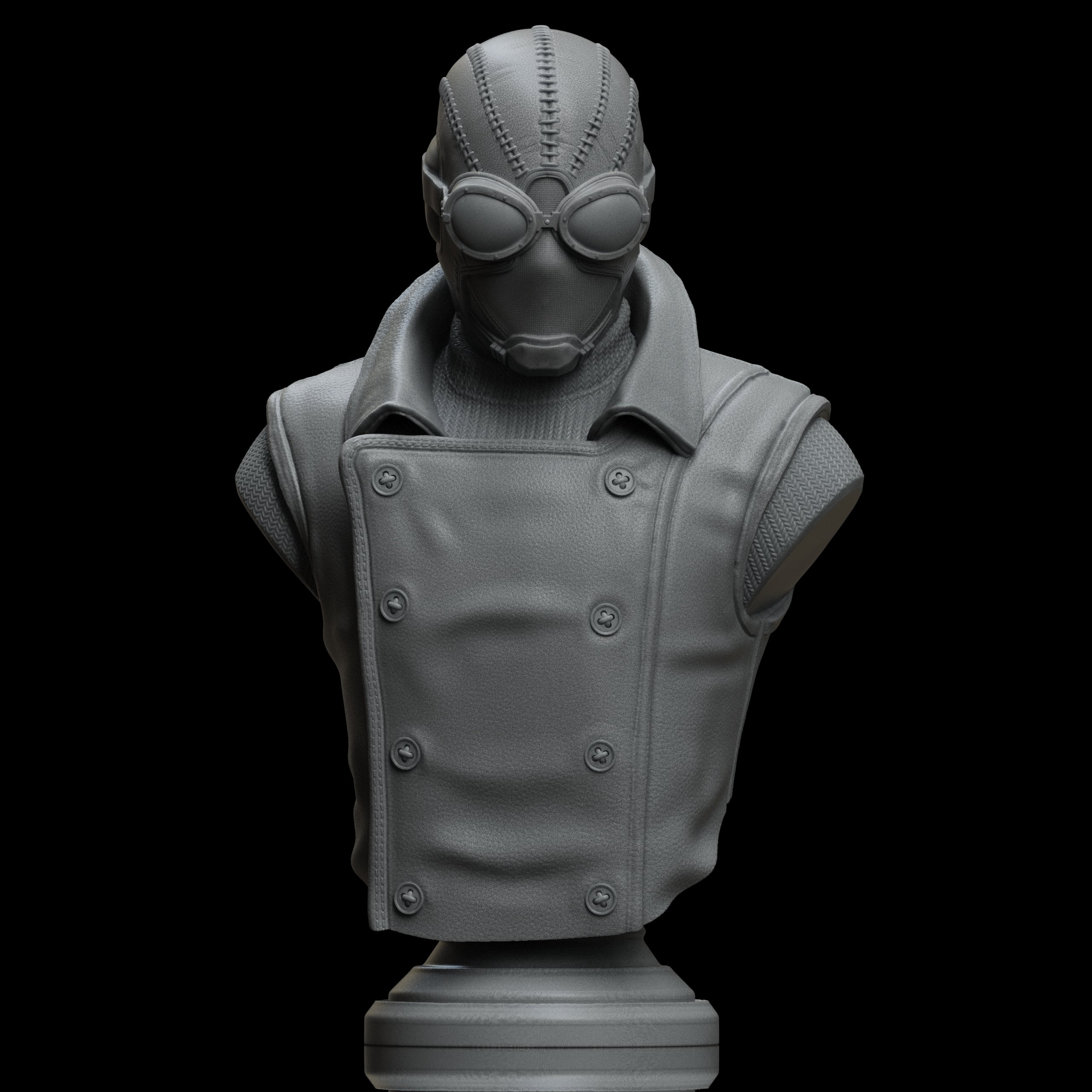 Spiderman Noir (Pre-Supported) 3d model