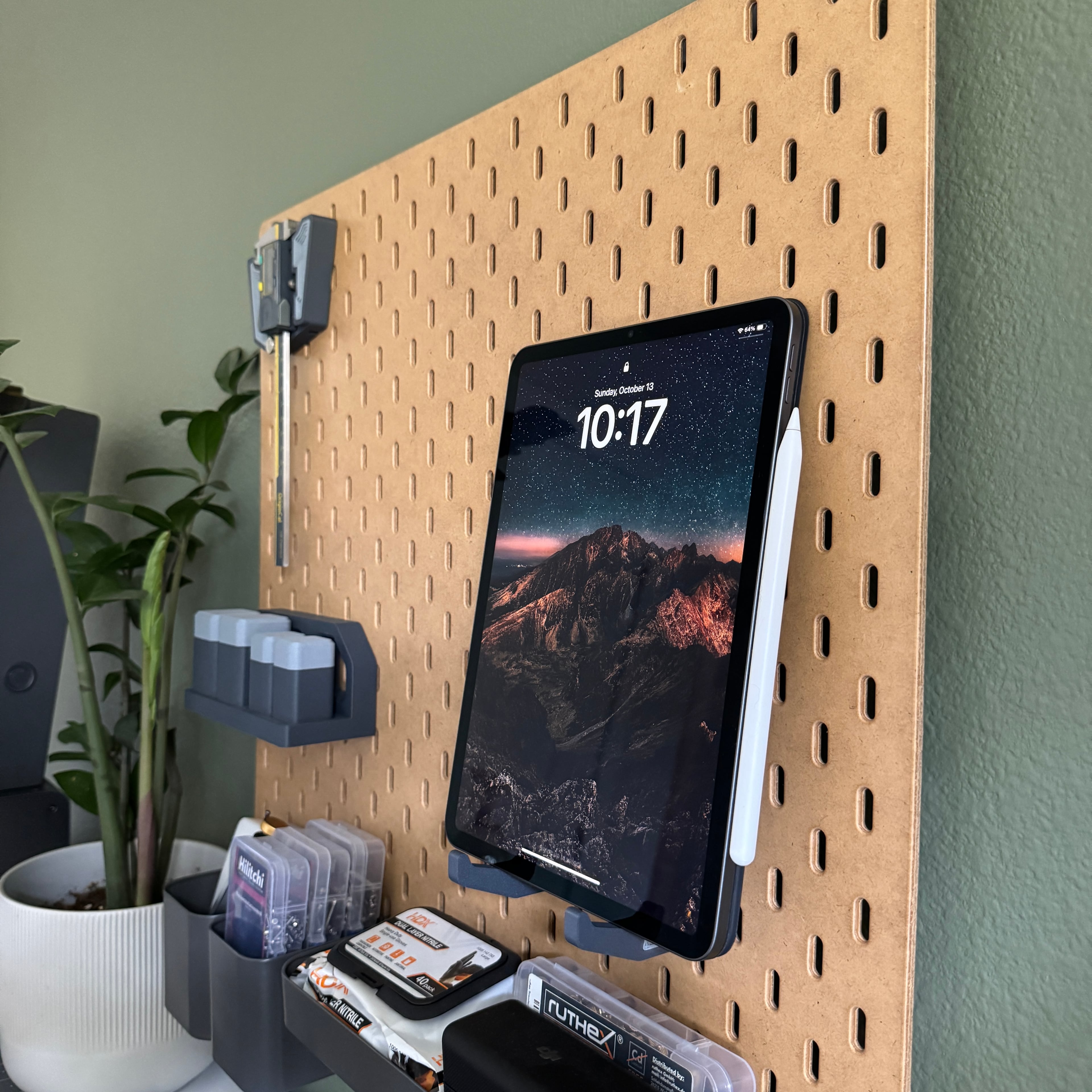 Ikea Skadis - IPad Organizer 3d model