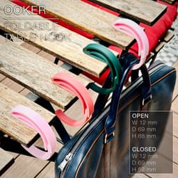 OOKER | foldable table hook, print-in-place 3d model