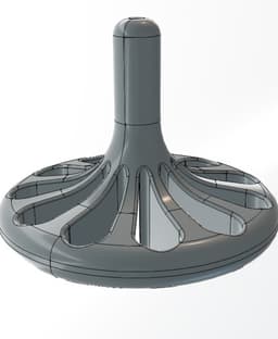 Elegant Spinning Top 3d model