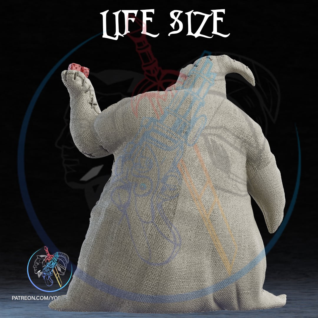 Life Size Scary Bug Sack 3D Printer STL File 3d model
