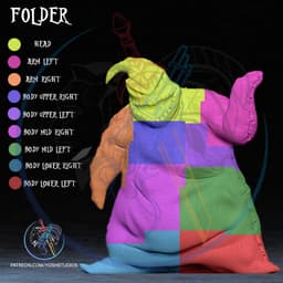 Life Size Scary Bug Sack 3D Printer STL File 3d model