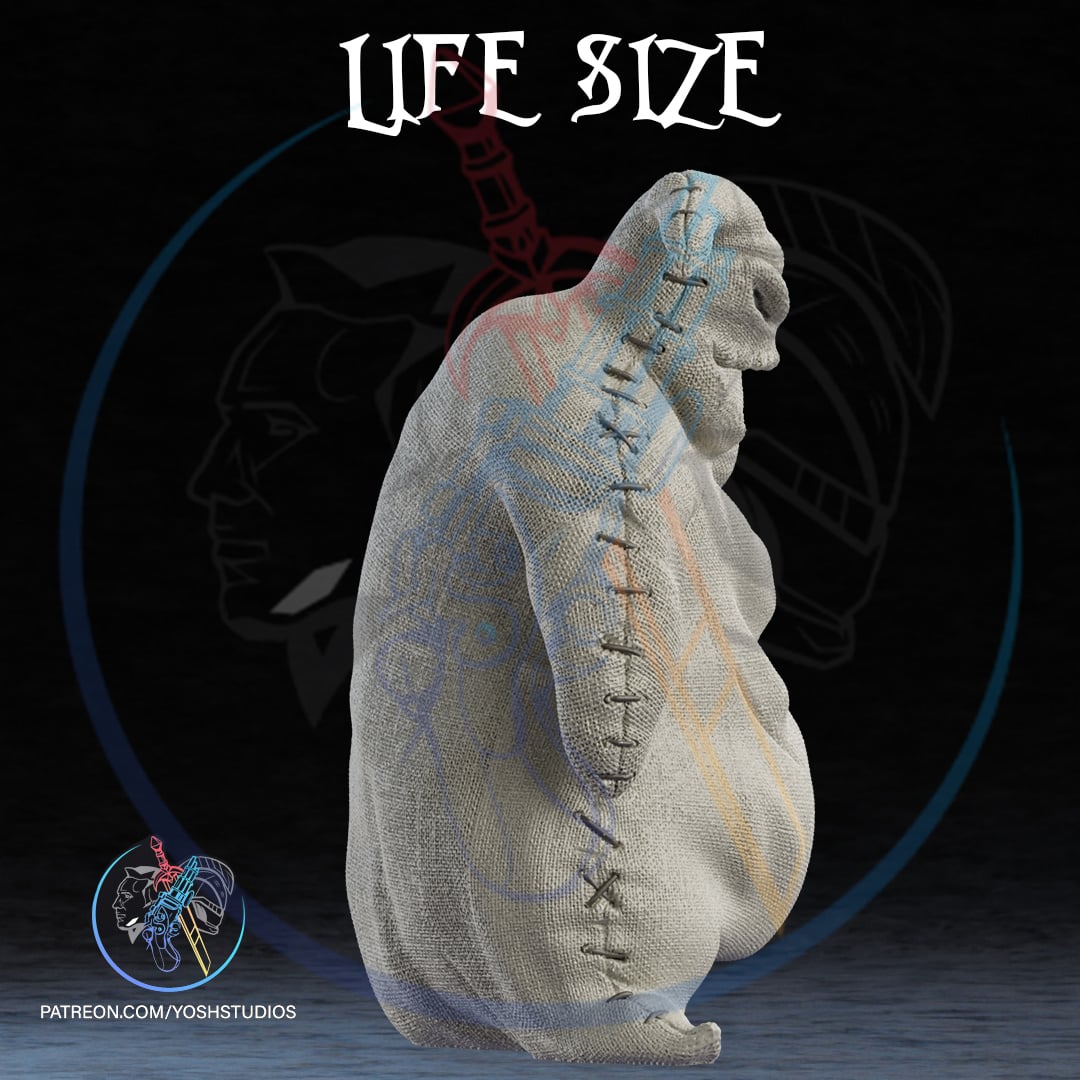 Life Size Scary Bug Sack 3D Printer STL File 3d model