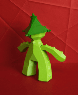 Cacturne Low Poly Pokemon 3d model