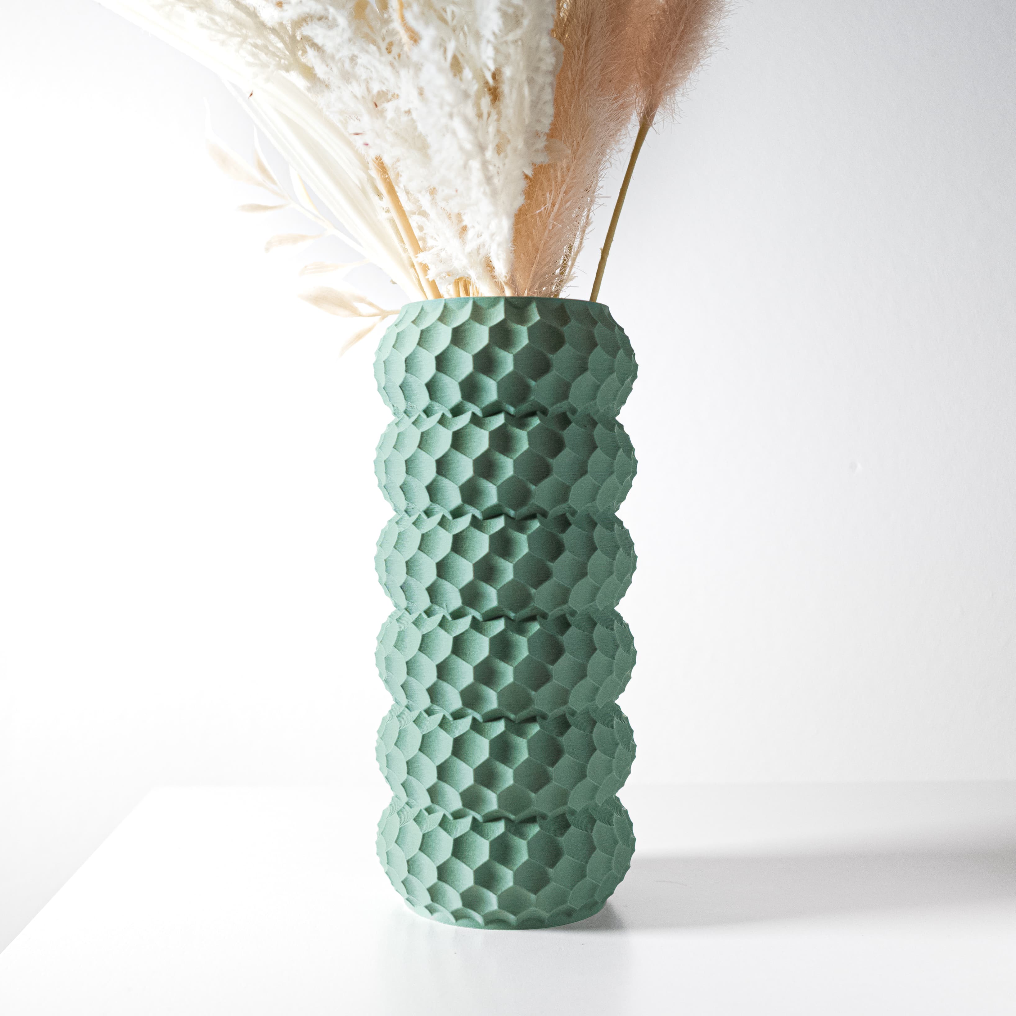 The Okos Vase, Modern and Unique Home Decor for Dried and Preserved Flower Arrangement | STL File 3d model