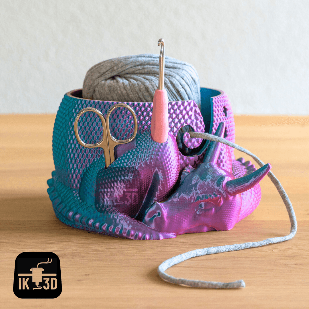Dragon Yarn Bowl / 3MF Included 3d model