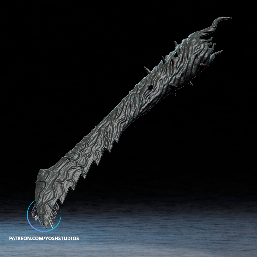 Agent Venom Symbiote Blade 3D Printer STL File 3d model