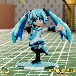 Miku - Vocaloid 3d model