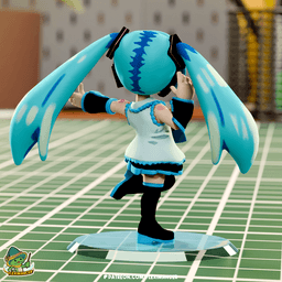 Miku - Vocaloid 3d model