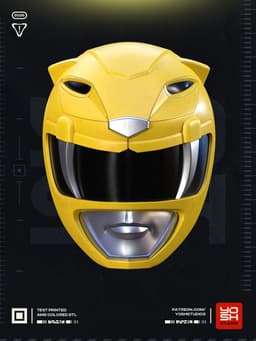 OG Yellow Helmet 3D Printer STL 3d model