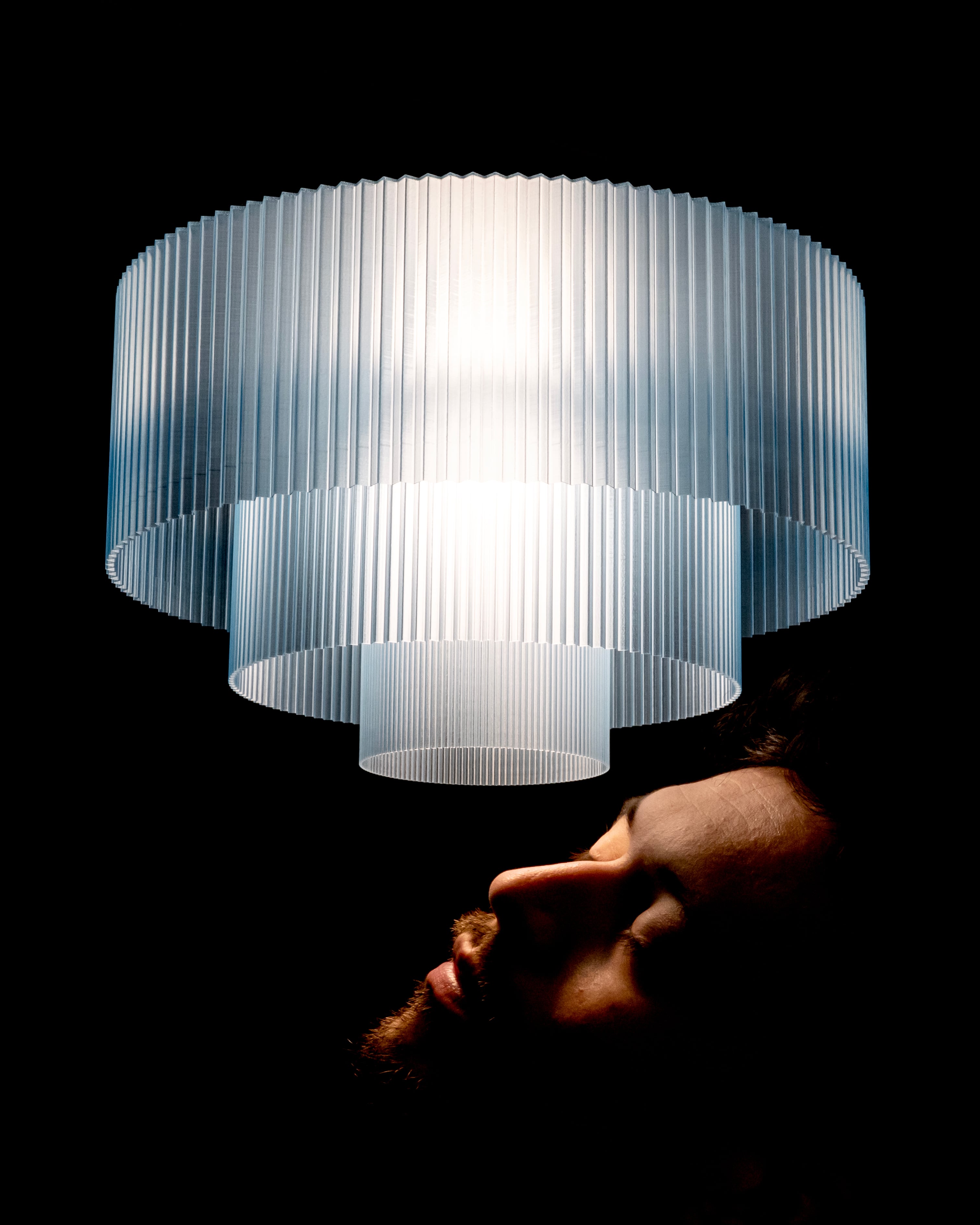 3 Tier Pendant Lamp // Cylinder Zenith 3d model