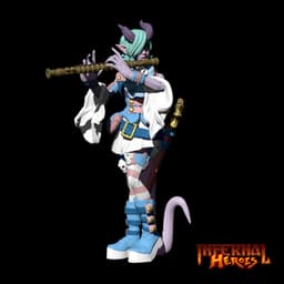Roxy Windsong - Tiefling Bard 3d model