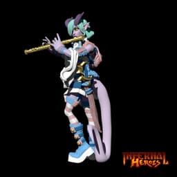 Roxy Windsong - Tiefling Bard 3d model