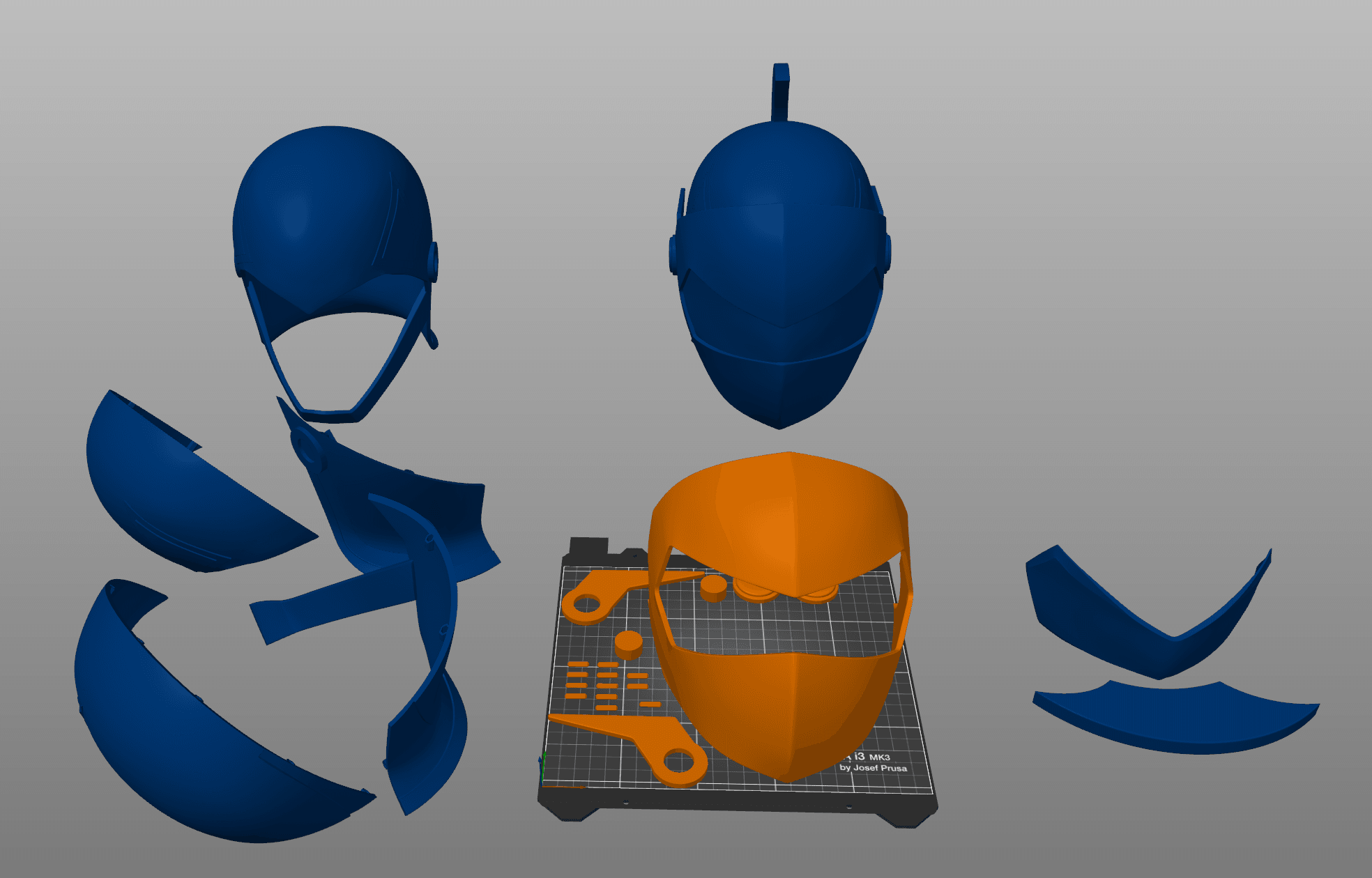 Duke Fleed/Daisuke Umon Helmet 3d model