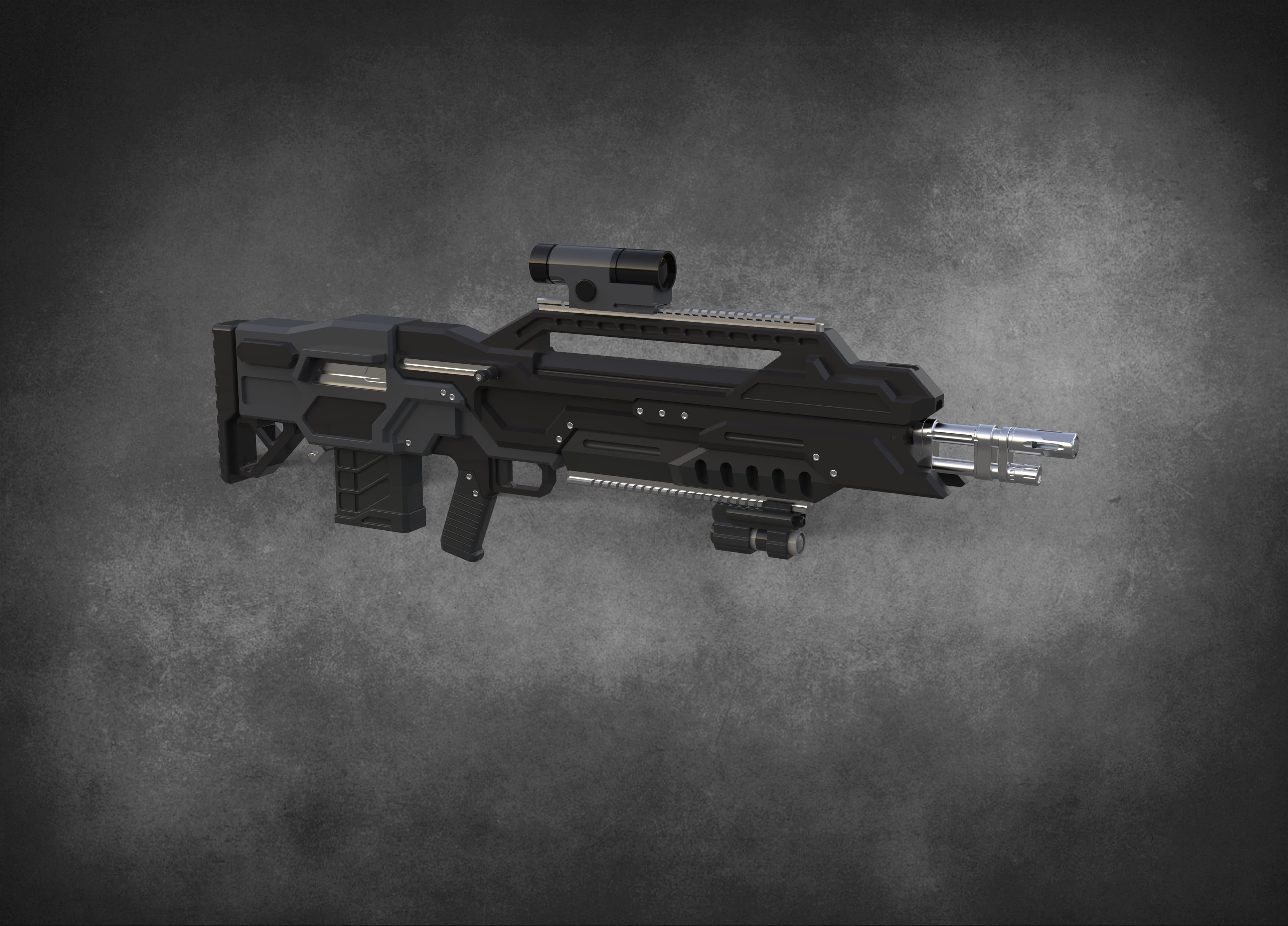 Helldivers 2 AR-61 AR61 Tenderizer - High Quality 3d Print Model! 3d model