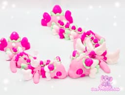 Strawberry Dragon Flexi 3d model
