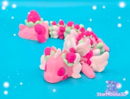 Strawberry Dragon Flexi 3d model
