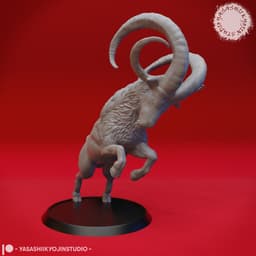 Giant Goat - Tabletop Miniature 3d model