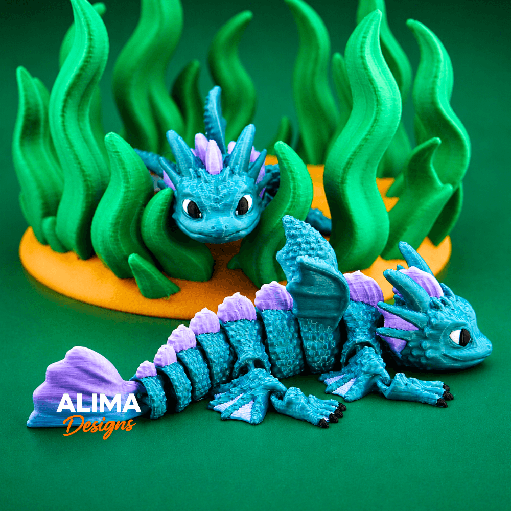 Little Fish Dragon 3d model