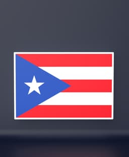 Puerto Rico National Team - LED Strip compatible 3d model