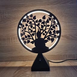 Ring LED Lamp - Set 6 - 10 interchangeable faces 3d model