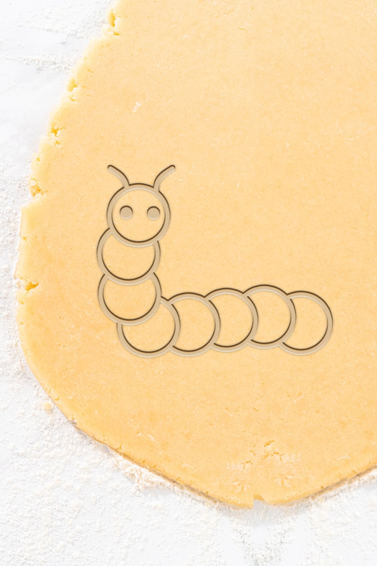 Caterpillar Cookie Cutter, Biscuit Cutter 3d model