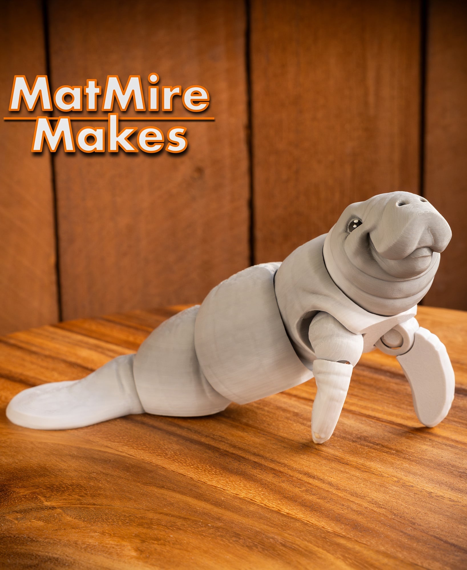 Manatee - Articulated Figure 3d model