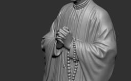 Saint John Vianney 3D Scanning STL Printable 3d model