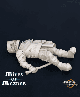 Dead Dwarf Warrior - A 3d model