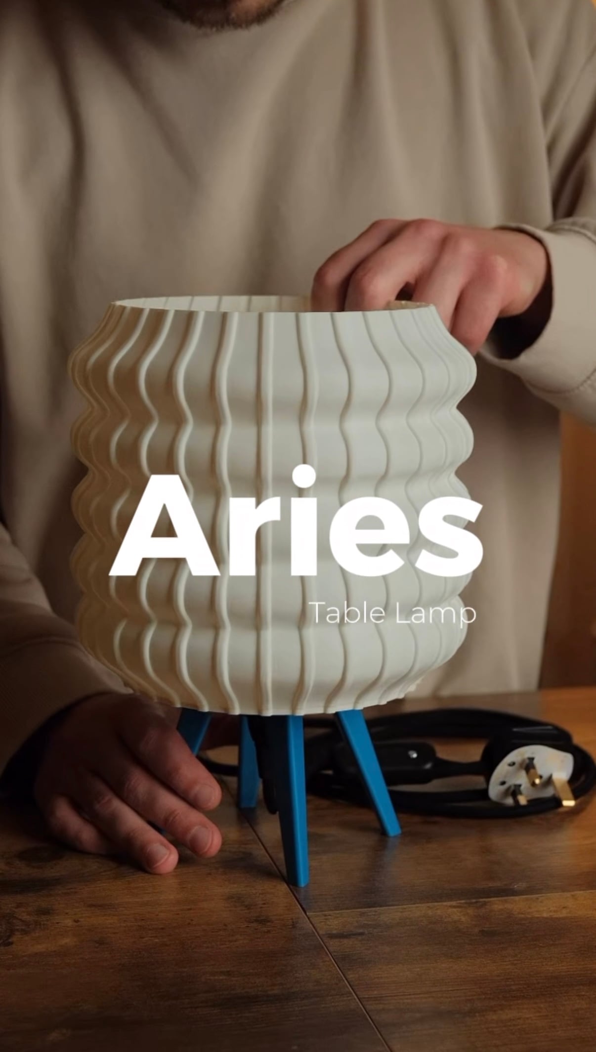 Aries - Small Table/Bedside Lamp 3d model