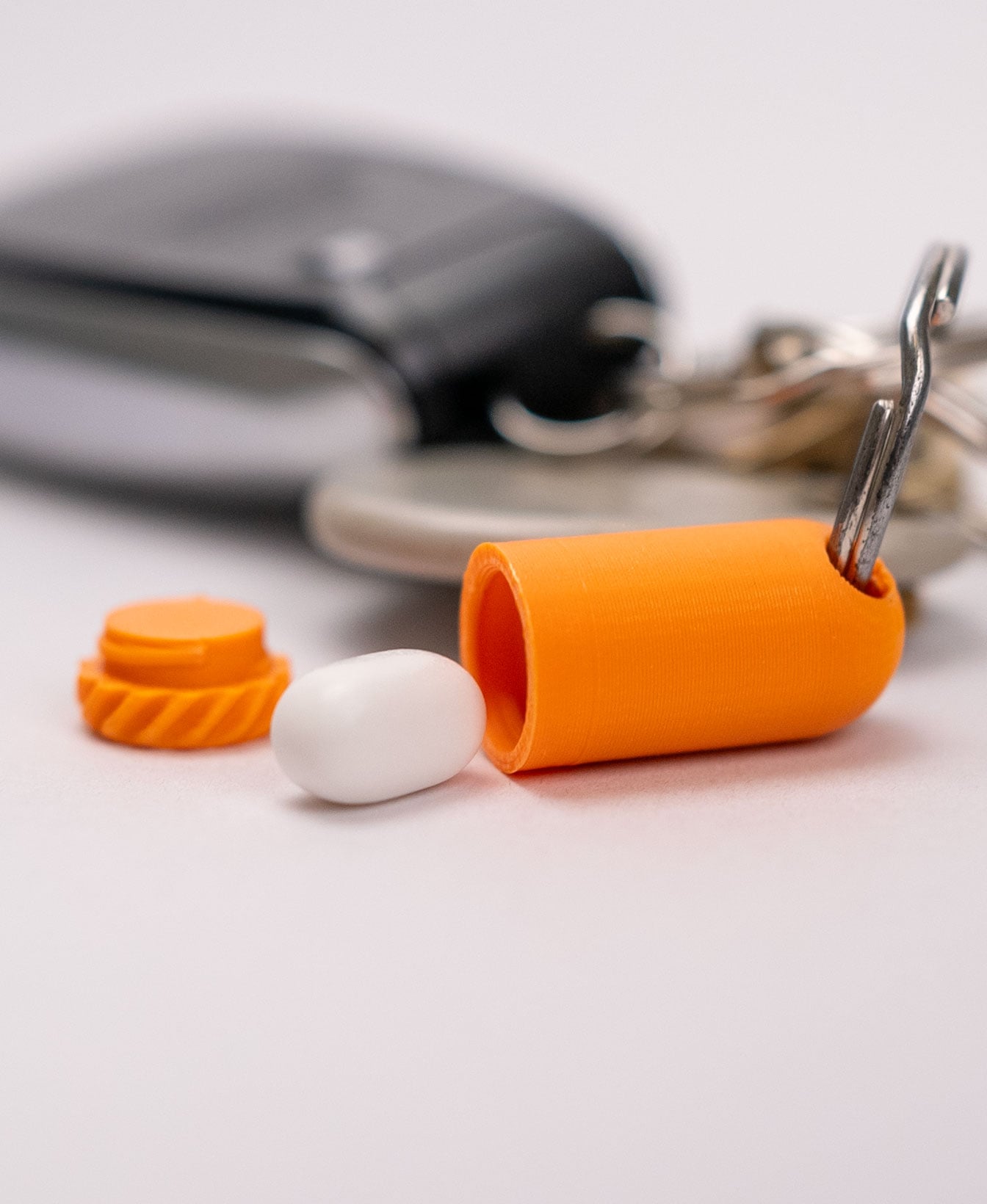 Emergency Tic Tac Keychain 3d model