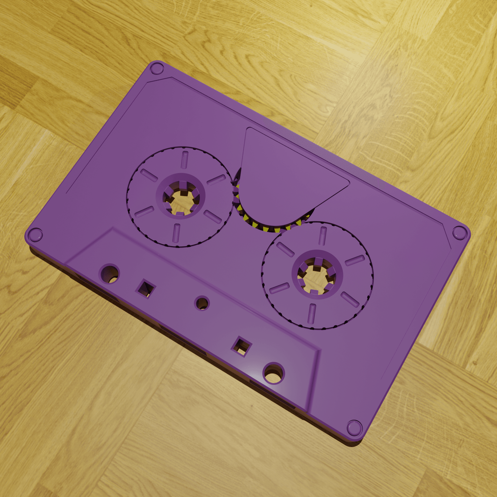 Cassette Tape - Fidget / Print in Place 3d model