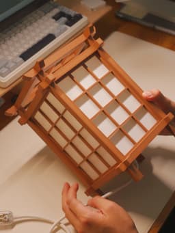 Shoji Lamp 4 3d model