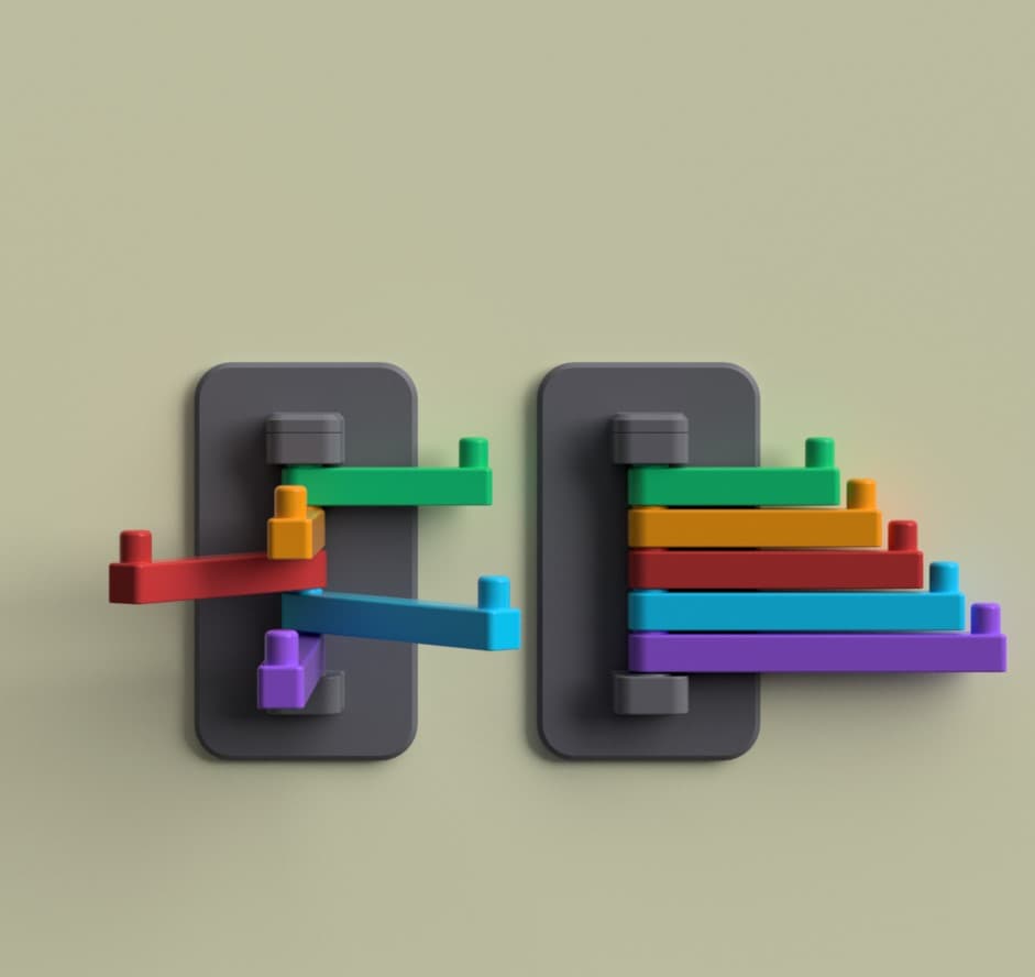 Rotating hook 3d model