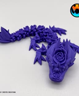 Baby Rose Dragon 3d model