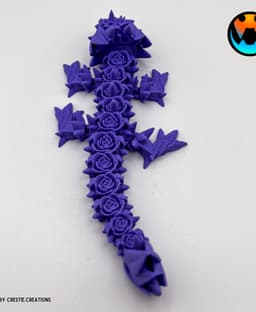 Baby Rose Dragon 3d model