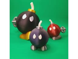 Paper Bob-omb container 3d model