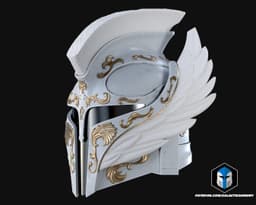 Angelic Mando Helmet - 3D Print Files 3d model