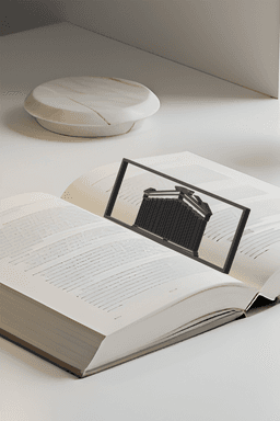 Penguin Bookmark, Creativity Bookmark, Gift Idea 3d model