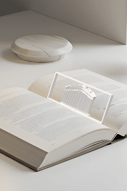 Penguin Bookmark, Creativity Bookmark, Gift Idea 3d model