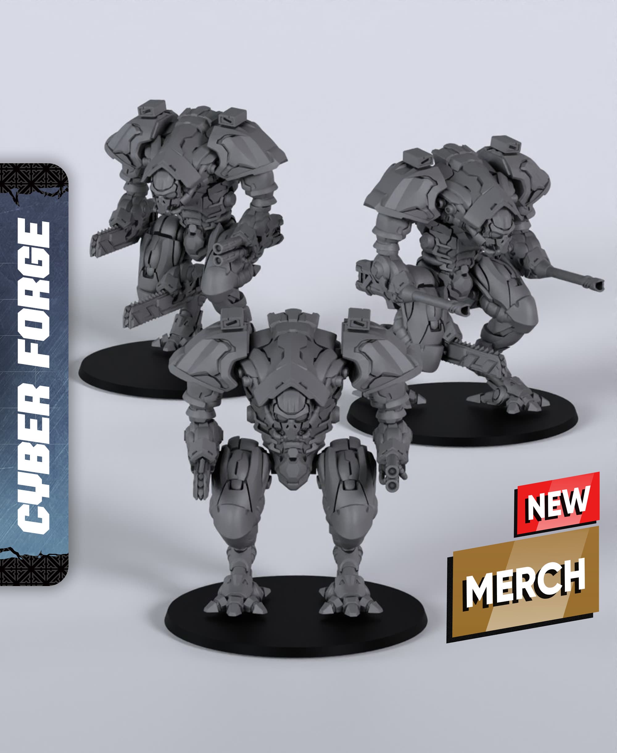 Wardogs - With Free Cyberpunk Warhammer - 40k Sci-Fi Gift Ideas for RPG and Wargamers 3d model