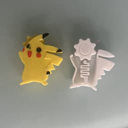 Fidget toy Pikachu articulated flexy 3d model