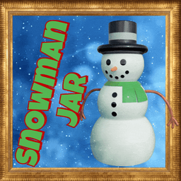 Snowman Jar 3d model