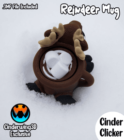Reindeer Hot Cocoa Clicker 3d model