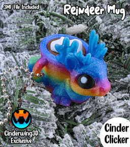 Reindeer Hot Cocoa Clicker 3d model