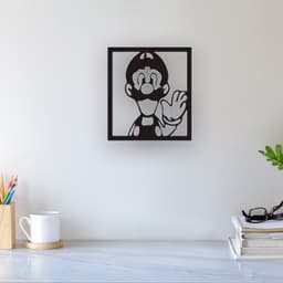 Super Mario Wall Art 3d model