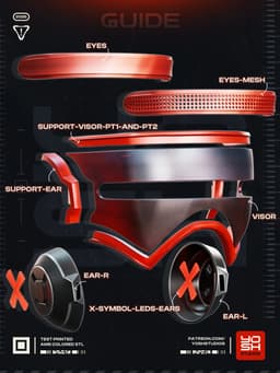 Cyclops Rivals Visor 3D Printer STL file 3d model