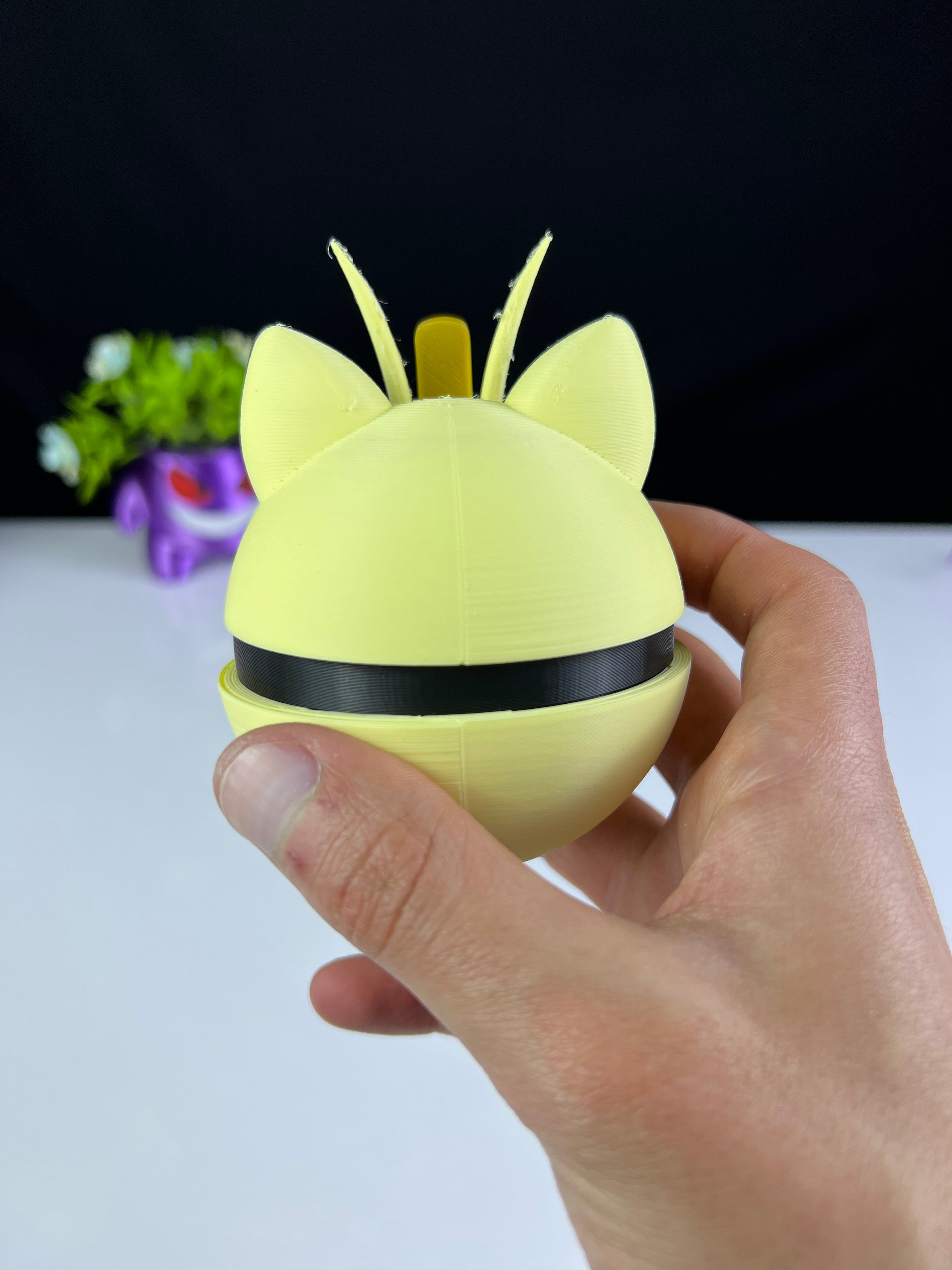 Meowth Pokeball 3d model