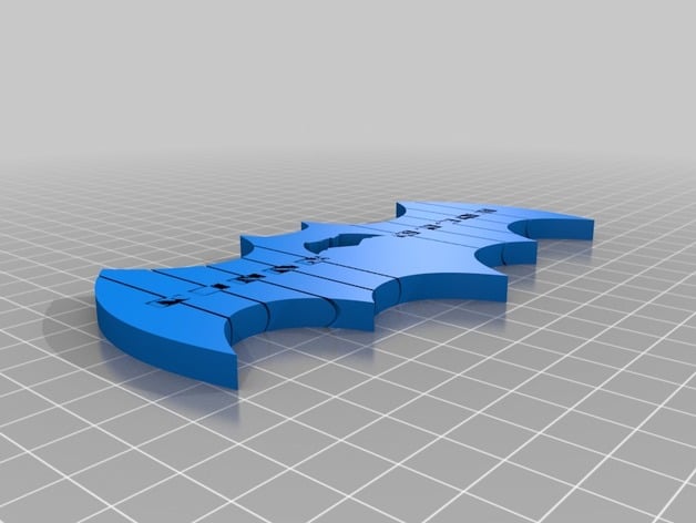 Flexi Articulated Bat 3d model